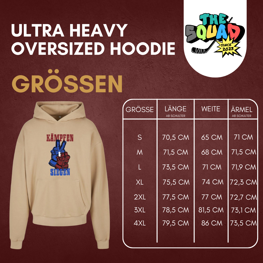 "Kämpfen und Siegen" Oversized Hoodie in 2 Farben