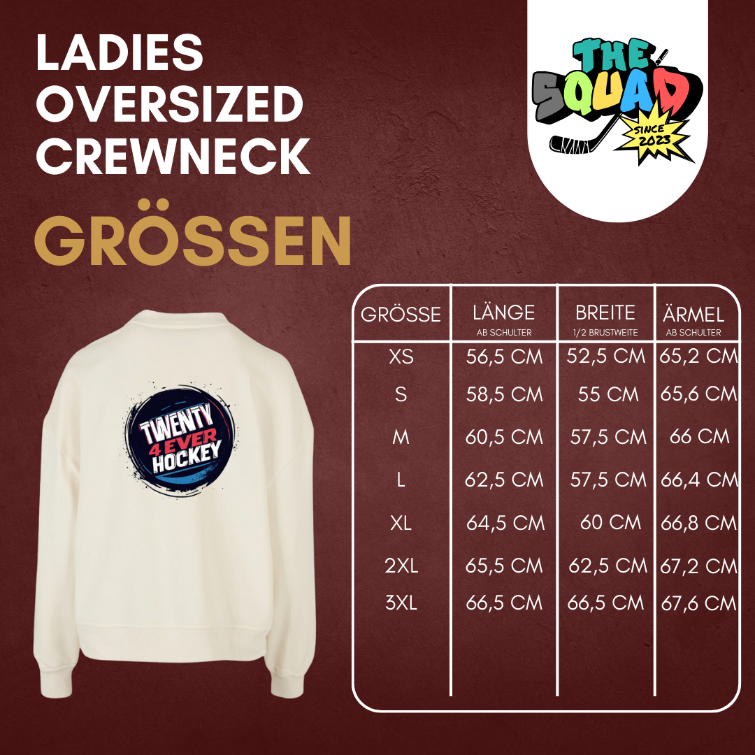 Marcus Weber "Twenty4Ever Hockey" Ladies Oversized Crewneck