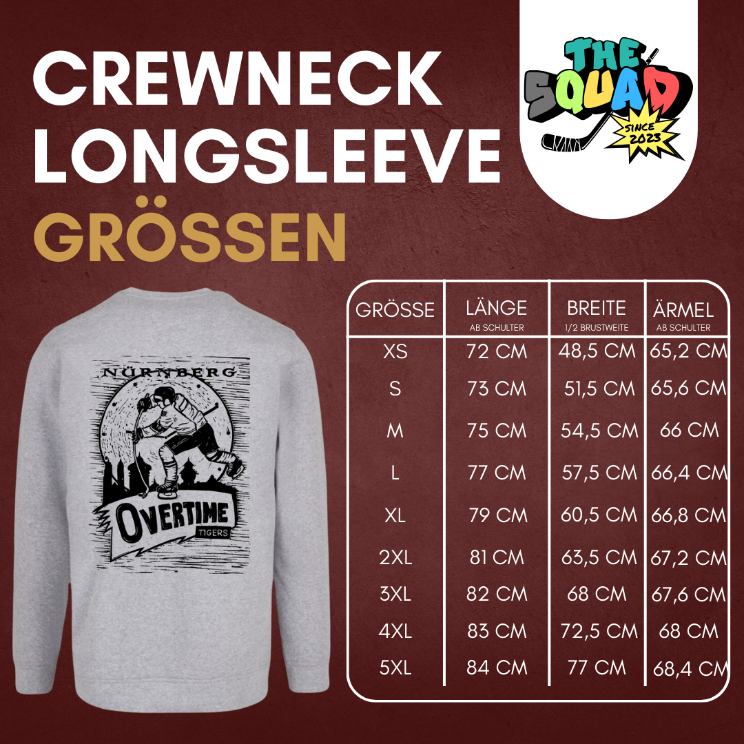 "Overtime Tigers" Longsleeve * Dropping Gauntles Design x THE SQUAD *