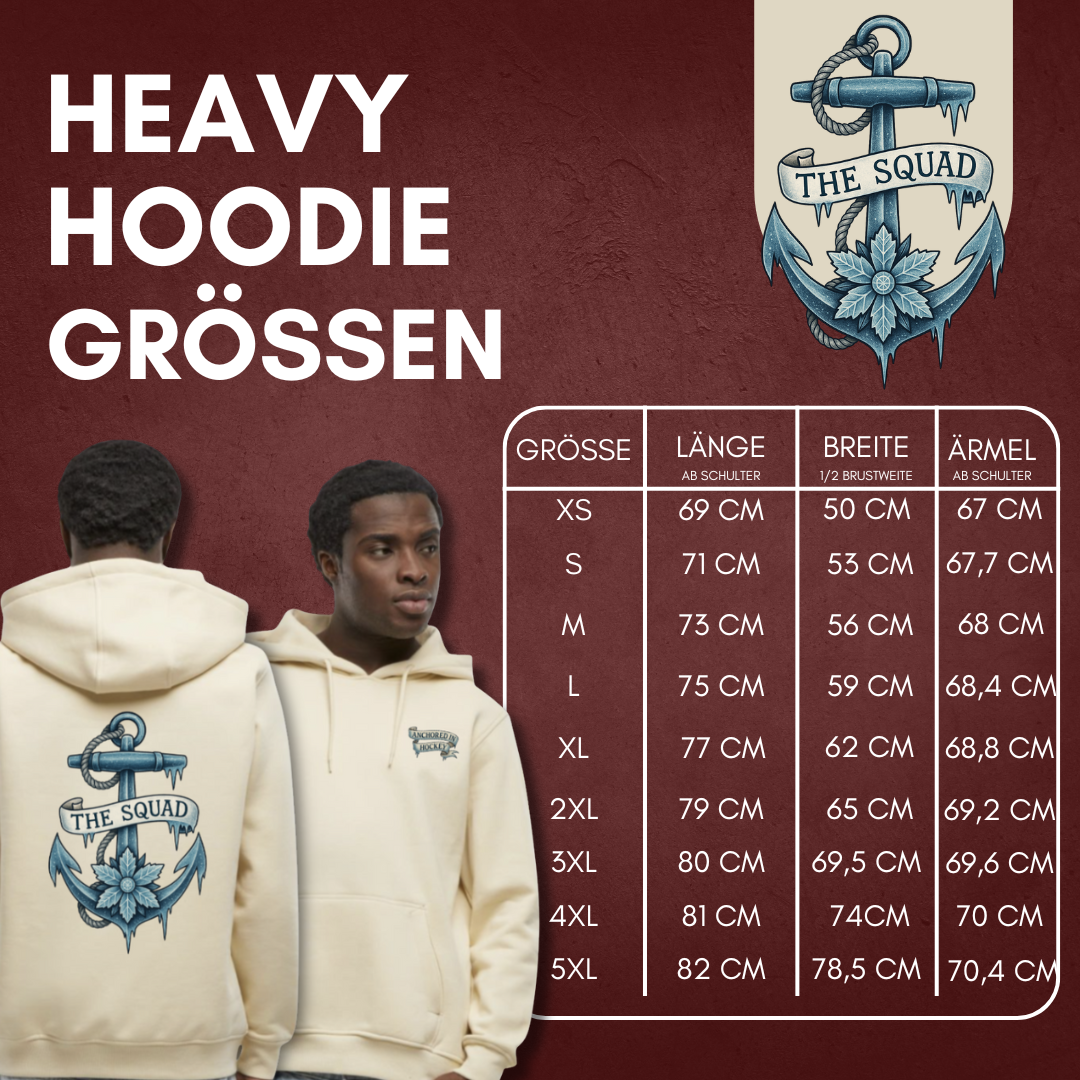 THE SQUAD "Anchored in Hockey" Heavy Hoody