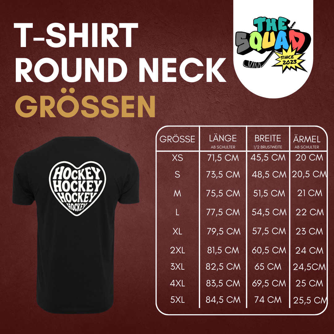 THE SQUAD  "Heart of Hockey" ❤️🏒 T-Shirt in 2 Farben