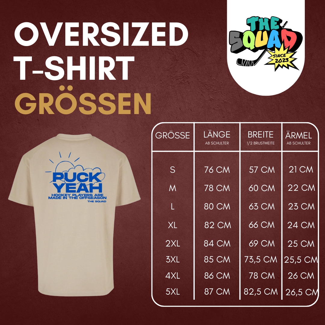 THE SQUAD "Puck Yeah!" Oversized Shirt