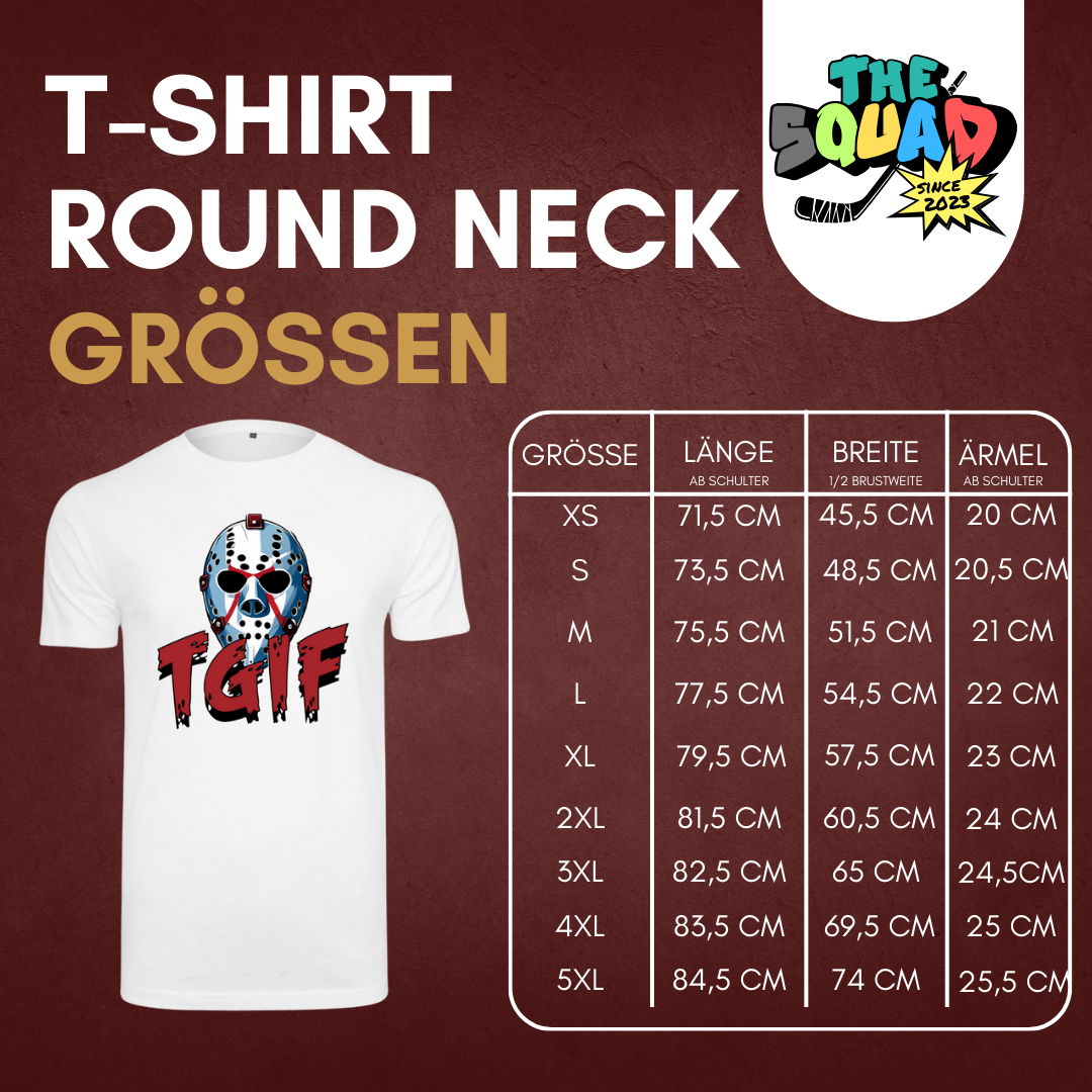 THE SQUAD "TGIF 🏒🔪 Thank God It´s Friday" T-Shirt
