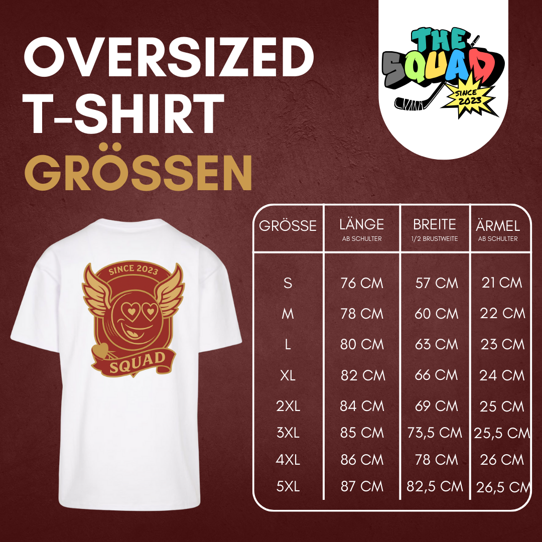 THE SQUAD "Winger" 🏒🪽 Oversized Shirt in 2 Farben