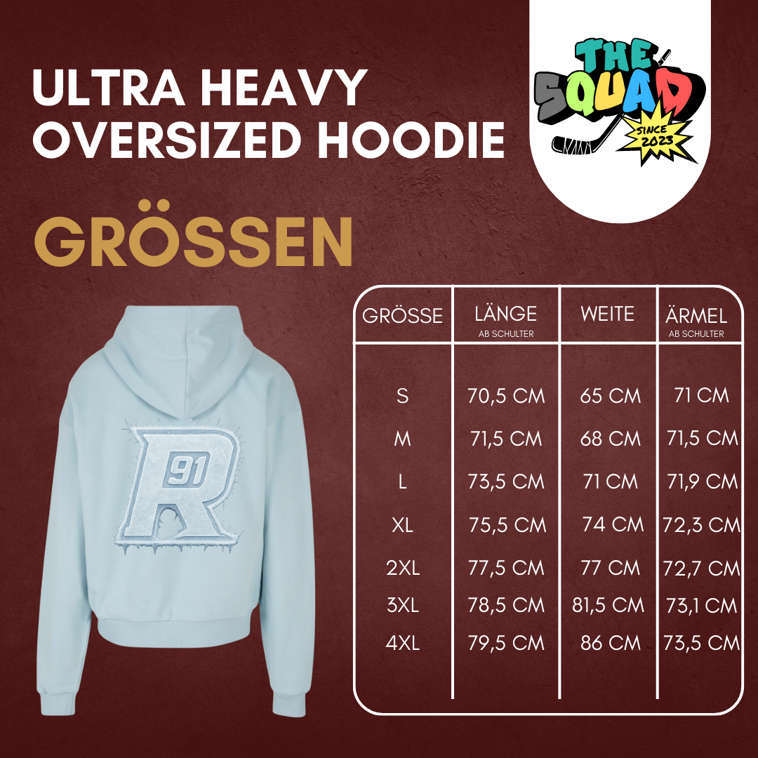 Timo Ruckdäschel "R91" Oversized Hoody in 2 Farben