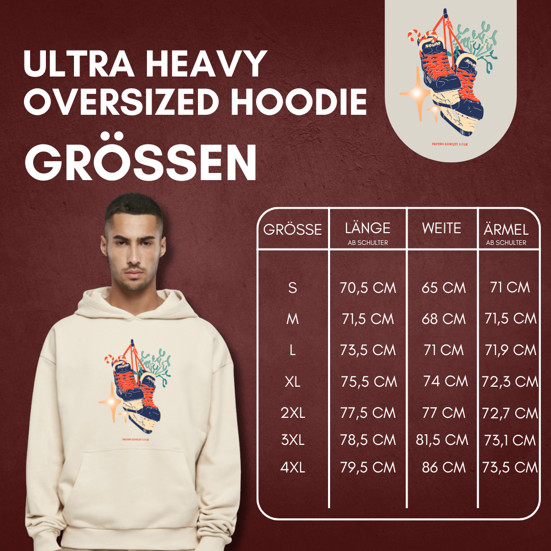 "Under the Mistletoe" Ultra Heavy Oversized Hoodie *