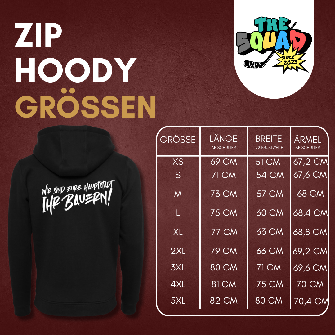 Neu: "Wir sind eure Hauptstadt" 🐻❄️🏒 Zip Hoodie in 2 Farben
