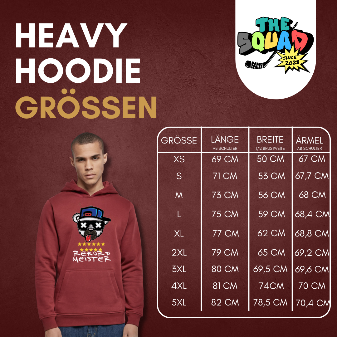 REKORDMEISTER" Broken Sticks X The Squad Heavy Hoodie