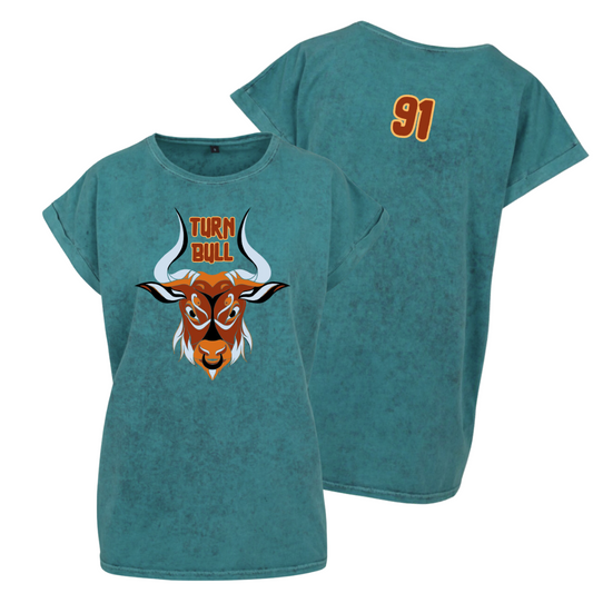 Travis Turnbull "Bull 91" Extented Shoulder Ladies T-Shirt