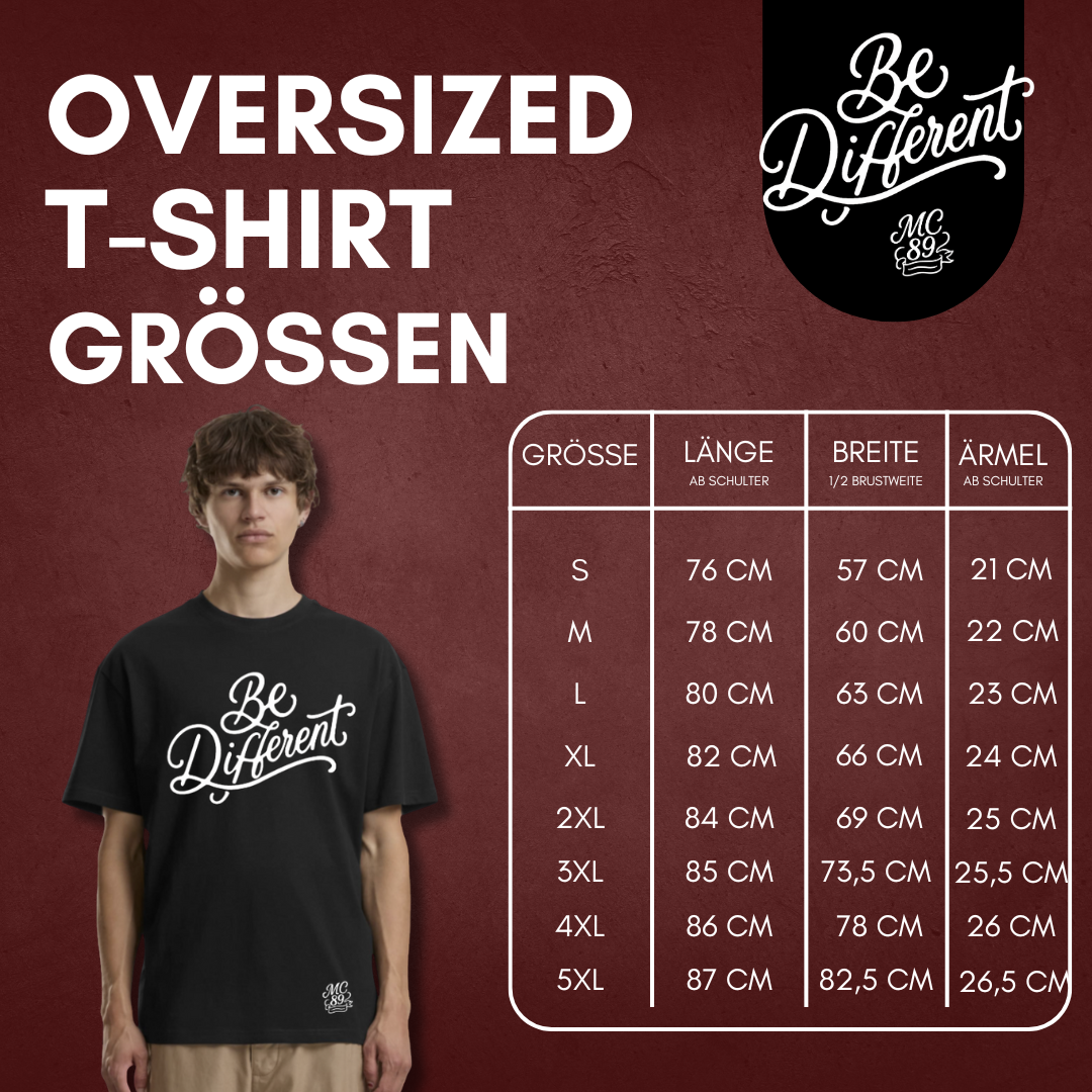 Matt Choupani "be different" Oversized Shirt