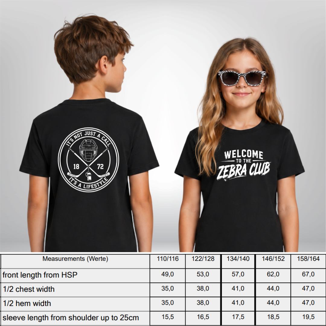 "WELCOME TO THE ZEBRA CLUB" United Hobby League X The Squad Kids T-Shirt