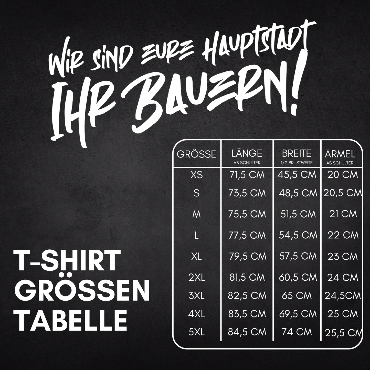 Wir sind eure Hauptstadt Shirt