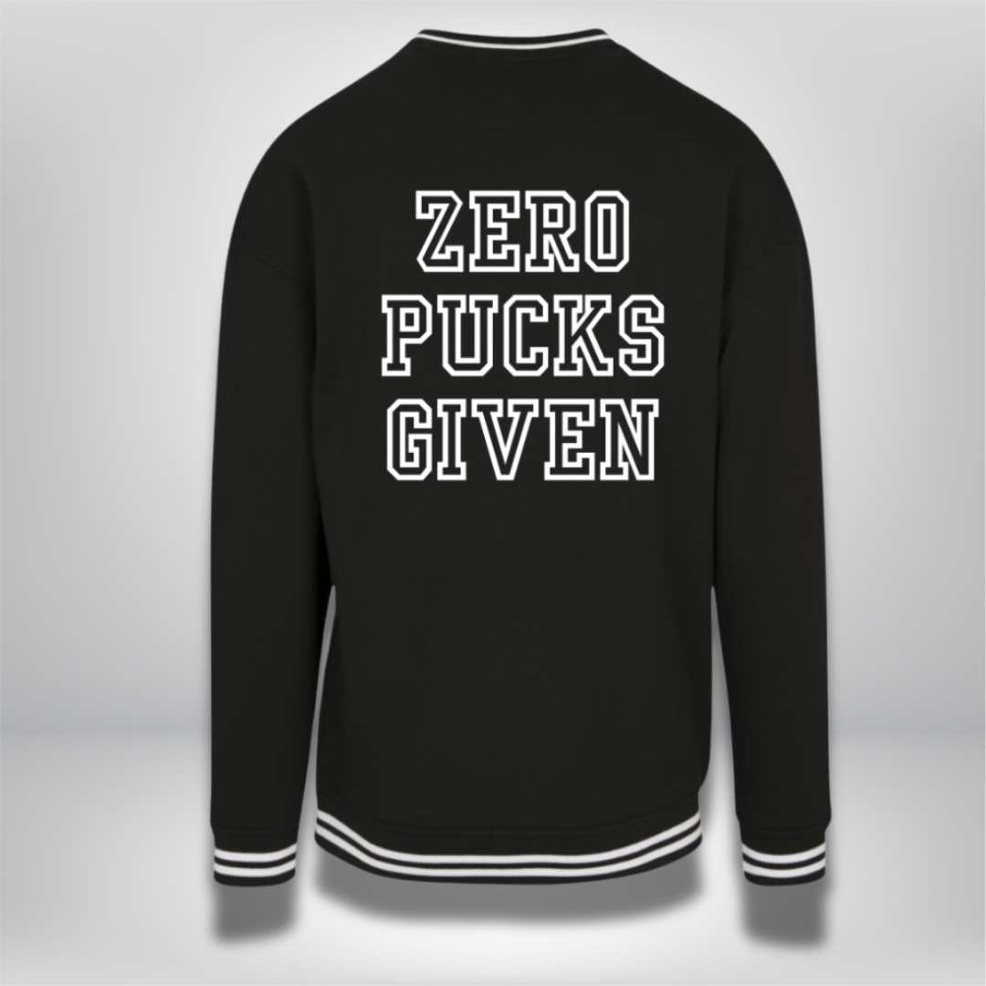 THE SQUAD 🏒 Zero Pucks Given 🏒  College Sweat Crewneck