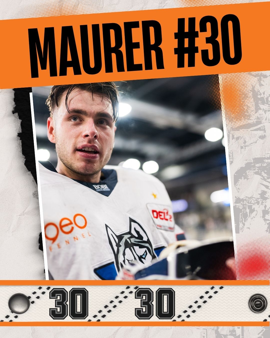 #30 Eishockey Armband Philipp Maurer #30- GAMECODE Lace Armband