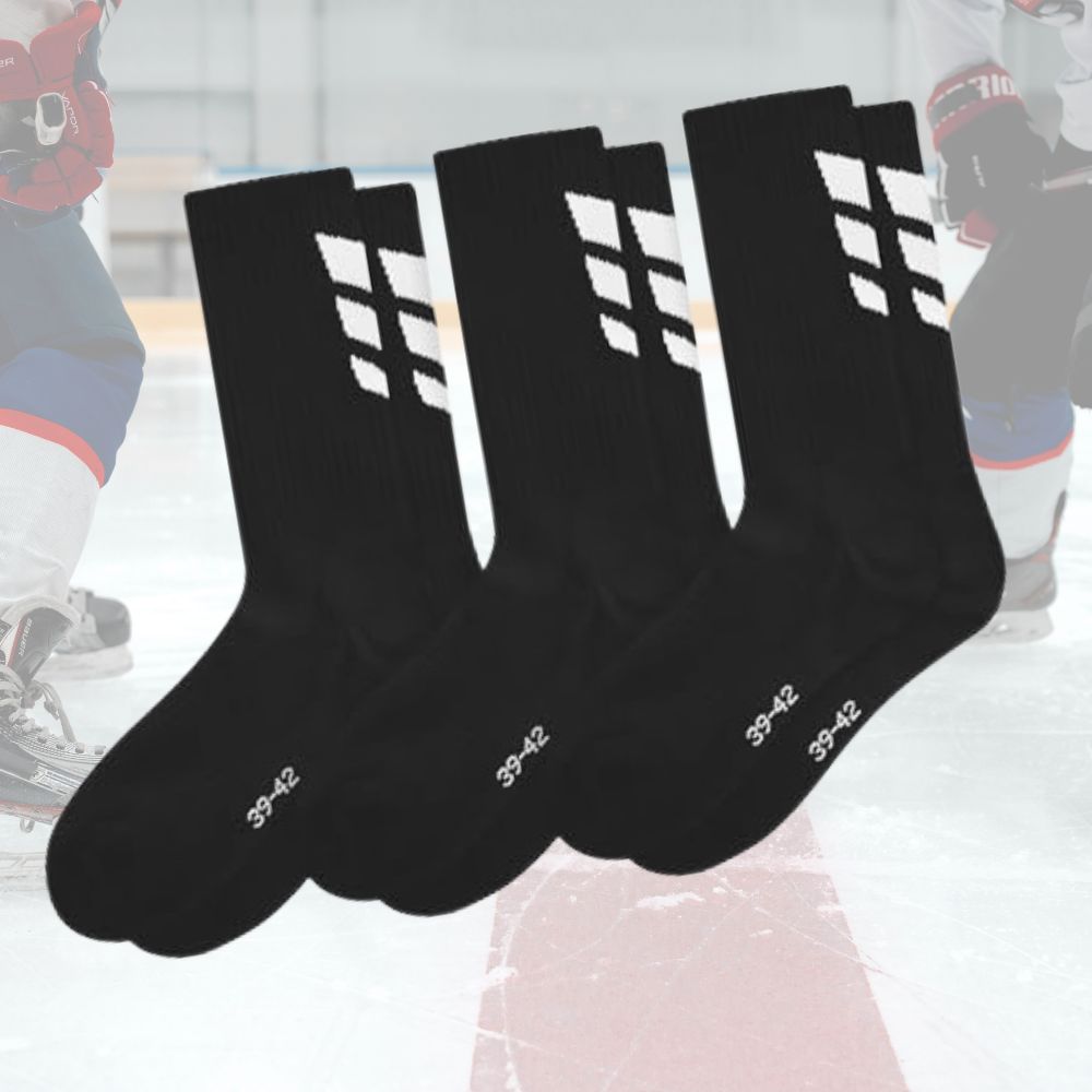 3er Pack ERIMA Sport-Socken schwarz / unisex (6 Socken)