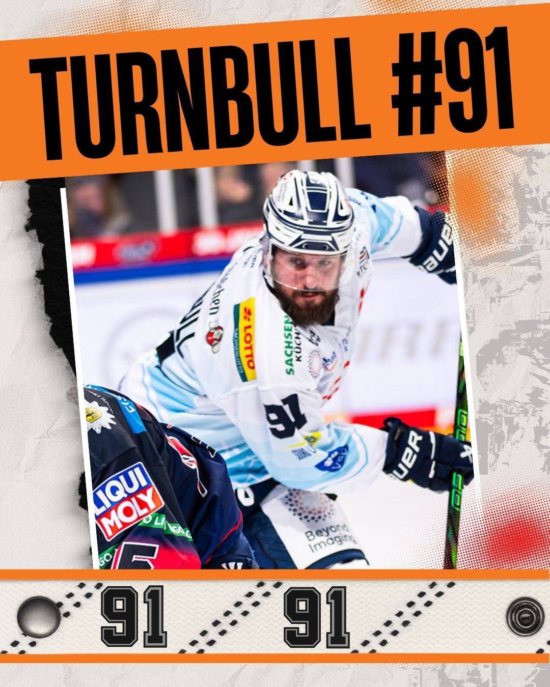 #91 Eishockey Armband Travis Turnbull #91 - GAMECODE Lace Armband
