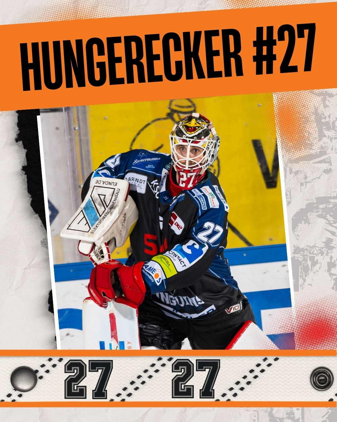 #27 Eishockey Armband Leon Hungerecker #27 - GAMECODE Lace Armband