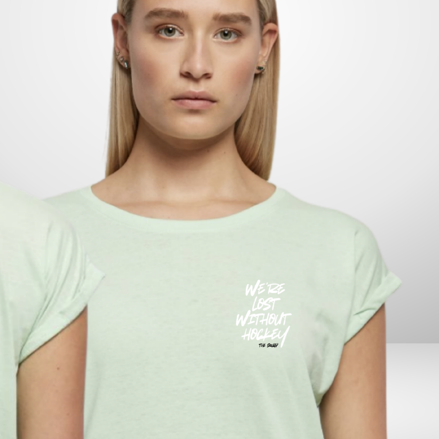 "LOST WITHOUT HOCKEY" The Squad Ladies T-Shirt
