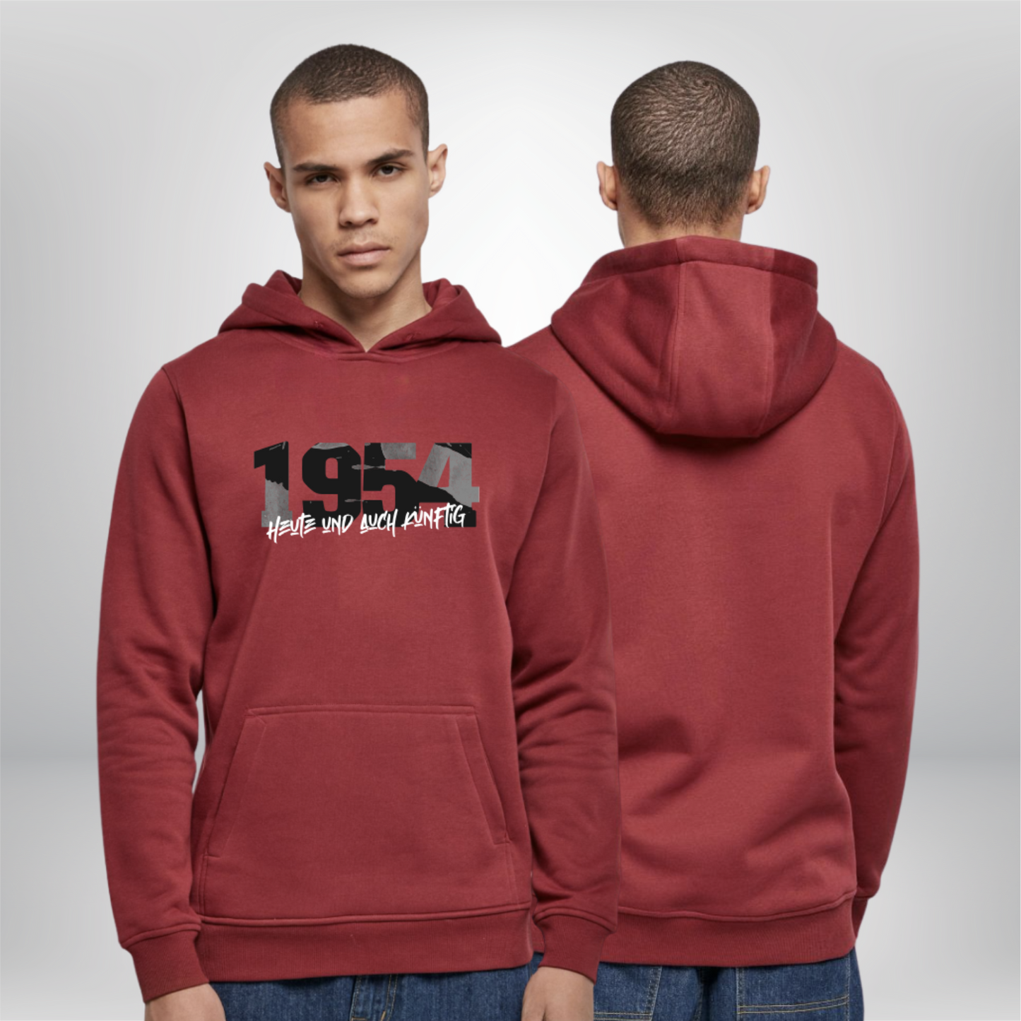 "1954 - heute und auch künftig" Heayy Hoodie