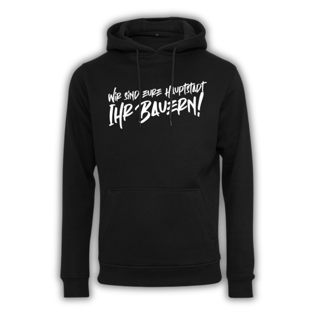 "Wir sind eure Hauptstadt" Heavy Hoodie * 2 Broken Sticks x The Squad *