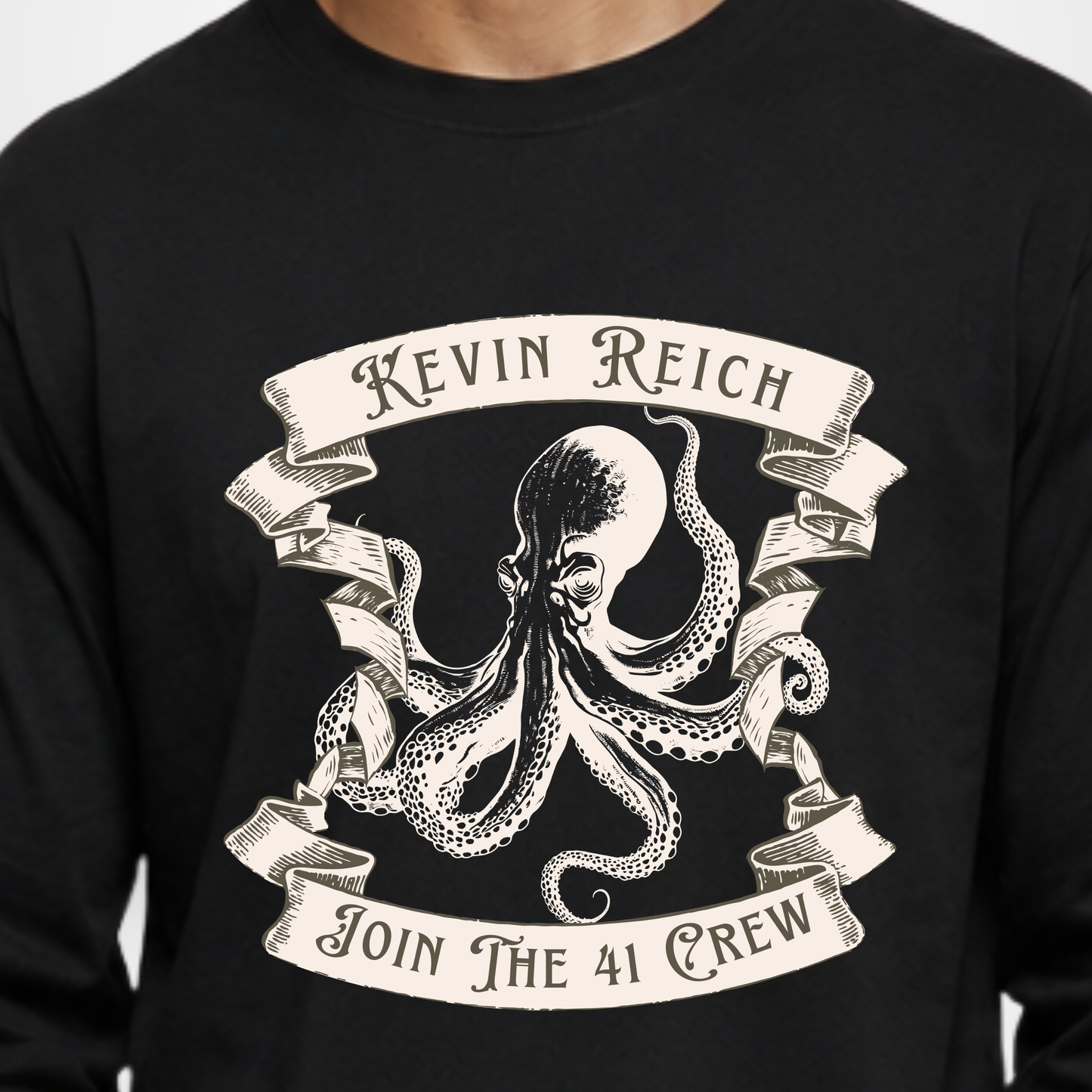 "41 CREW" Kevin Reich X The Squad Organic Longsleeve