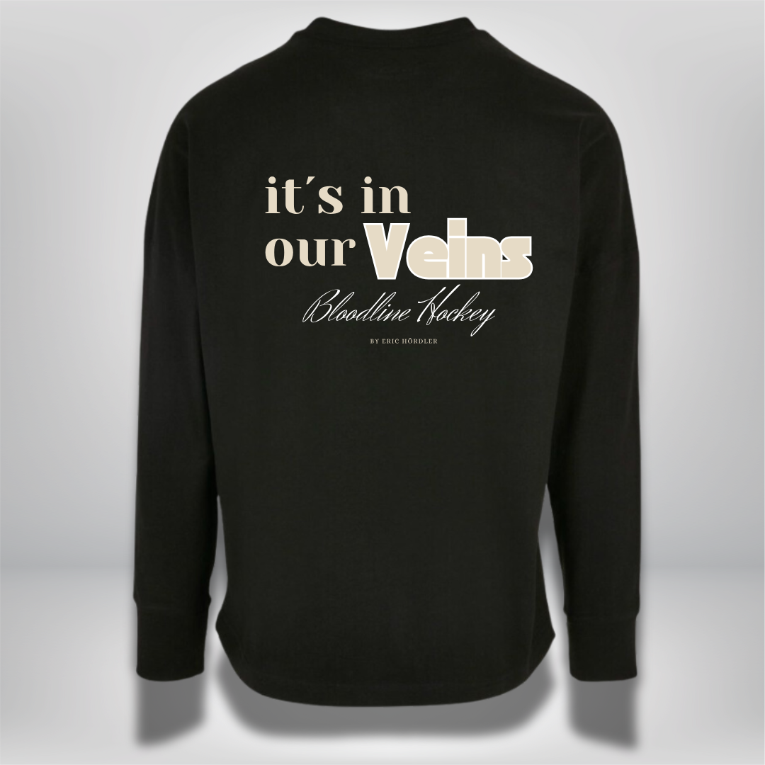 Eric Hördler "Bloodline Hockey - It´s in our Veins" Oversized Longsleeve