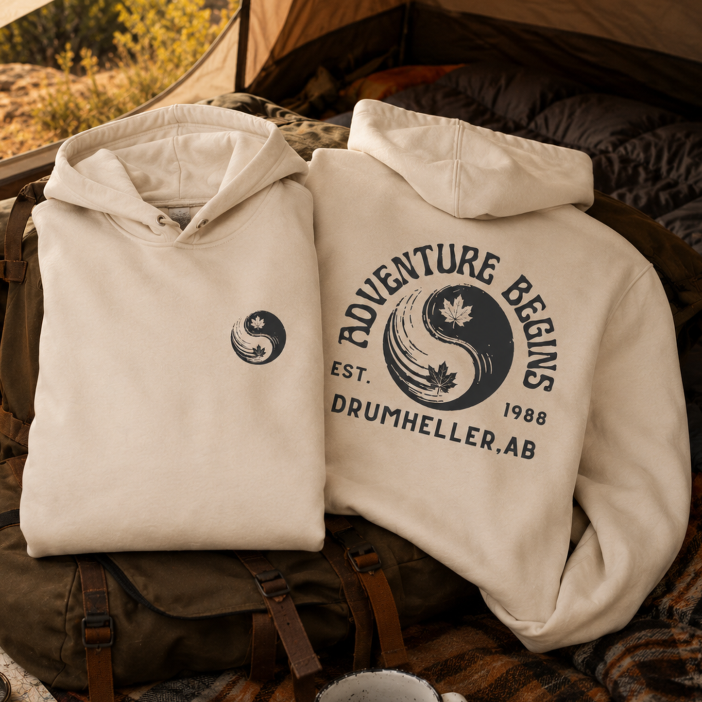 "ADVENTURE BEGINS" Andrew Bodnarchuk X The Squad Hockey Heavy Hoody