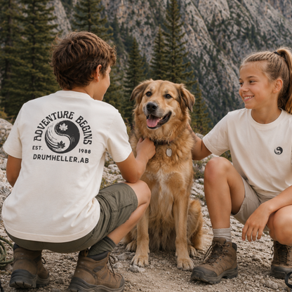 "ADVENTURE BEGINS" Andrew Bodnarchuk X The Squad Hockey Kids T-Shirt