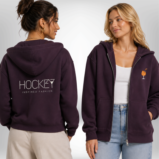 "APERITIVO MOOD" The Squad Ladies Zip Hoody