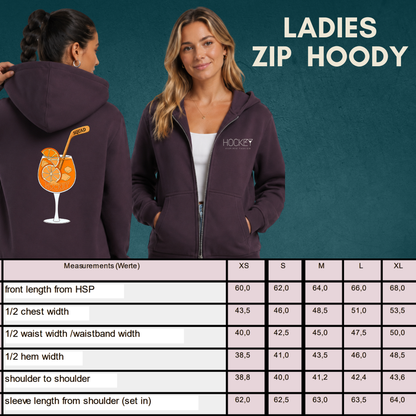 "APERITIVO SQUAD" The Squad Hockey Ladies Zip Hoody