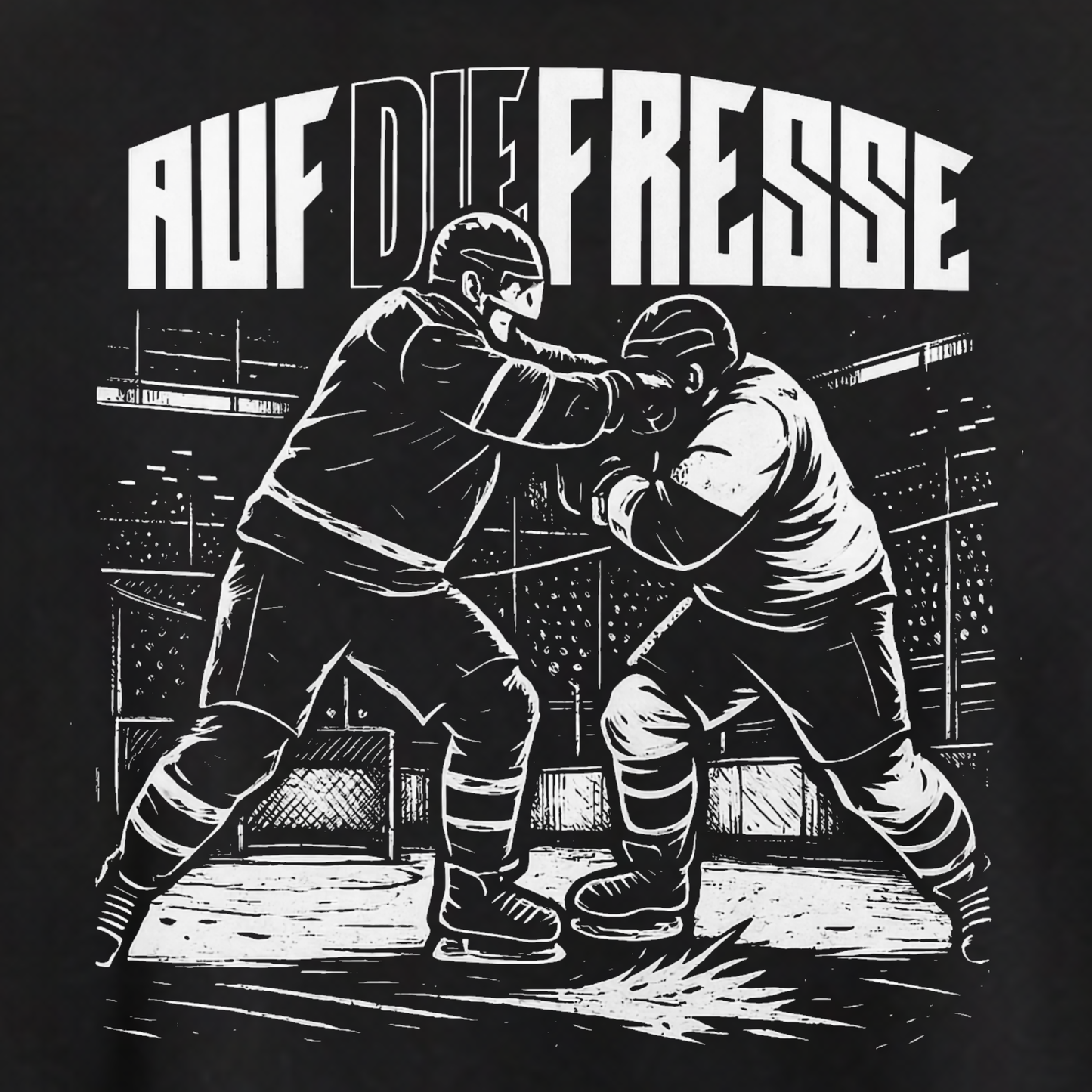 "AUF DIE FRESSE" The Squad Hockey-Shirt