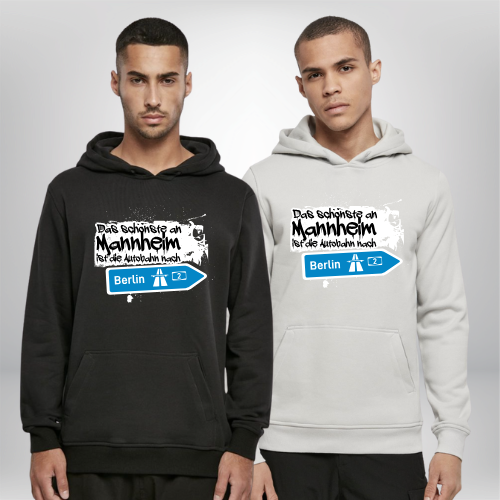 "AUTOBAHN" Broken Sticks X The Squad Heavy Hoodie in 2 Farben