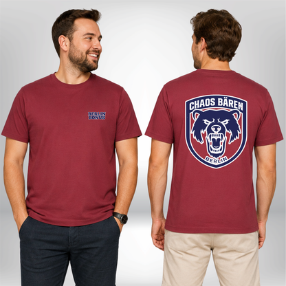 "BERLIN BONUS" Chaos Bären X The Squad Fanclub T-Shirt in 2 Farben