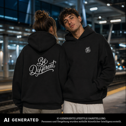 BE DIFFERENT Oversized Hoody Matt Choupani X The Squad