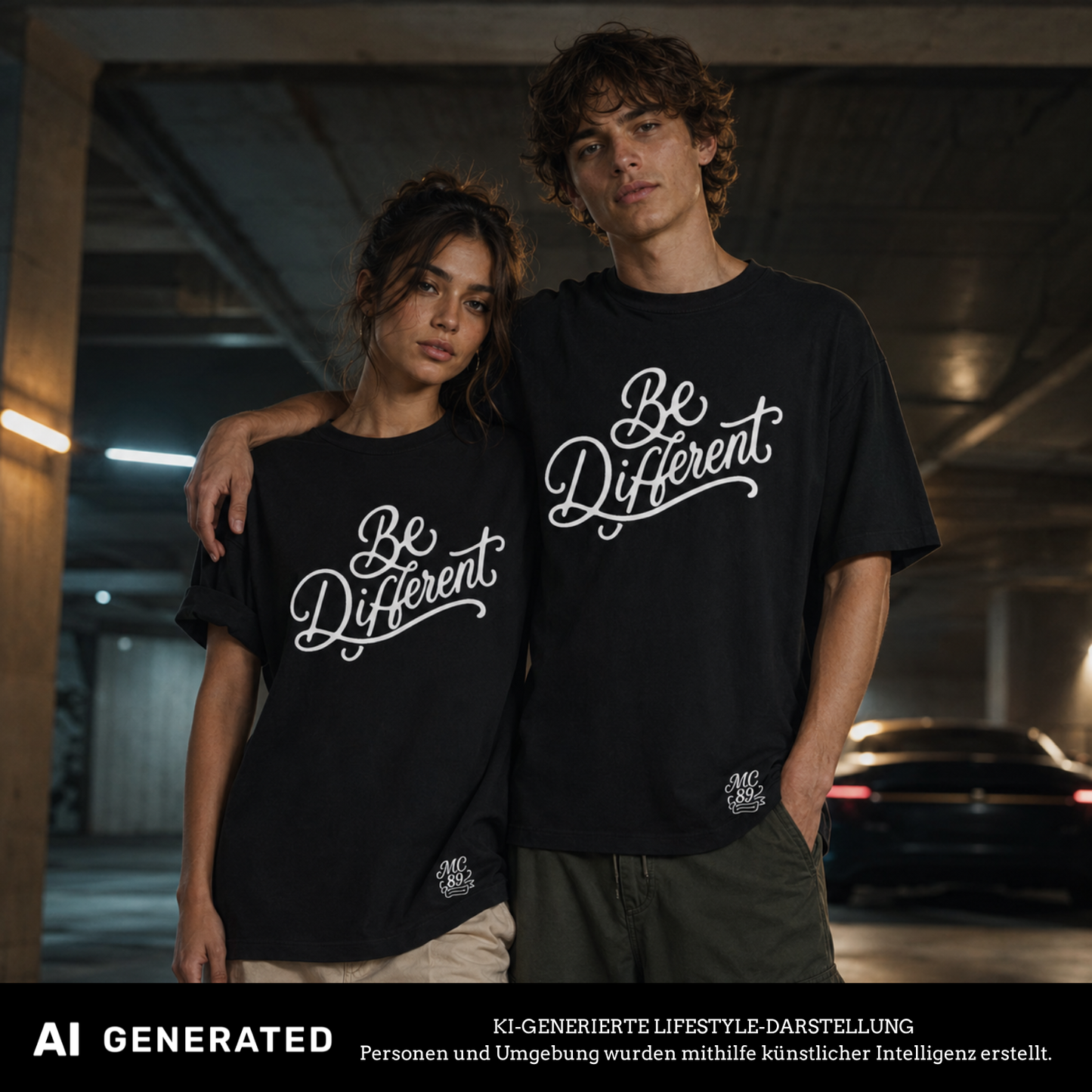 BE DIFFERENT Oversized Shirt Matt Choupani X The Squad