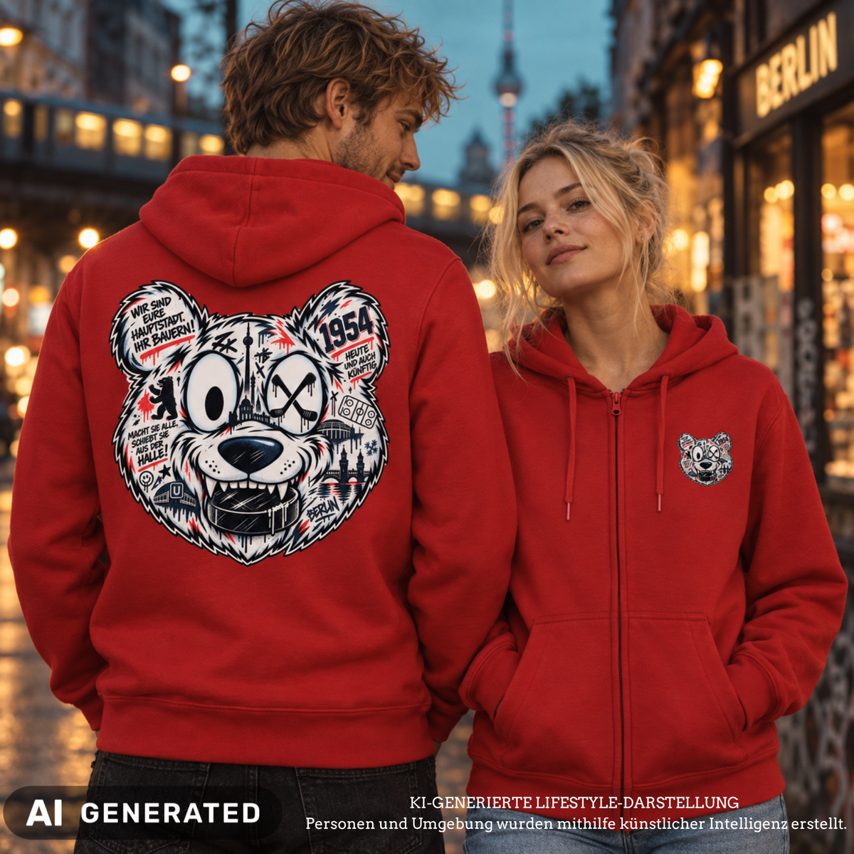 BITE ME! Heavy Zip Hoody