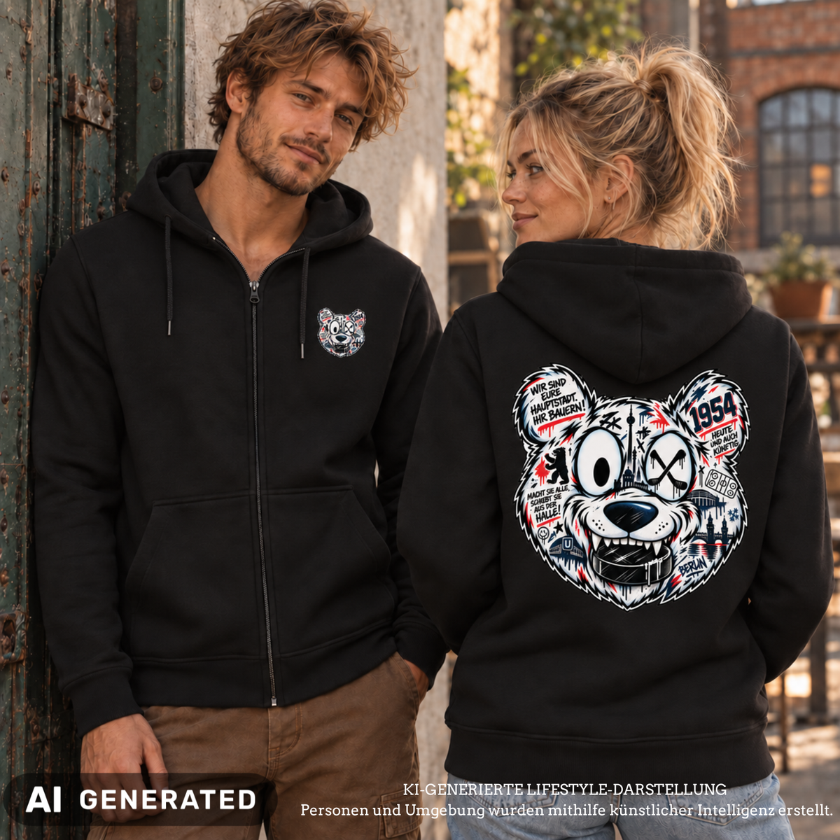 BITE ME! Heavy Zip Hoody