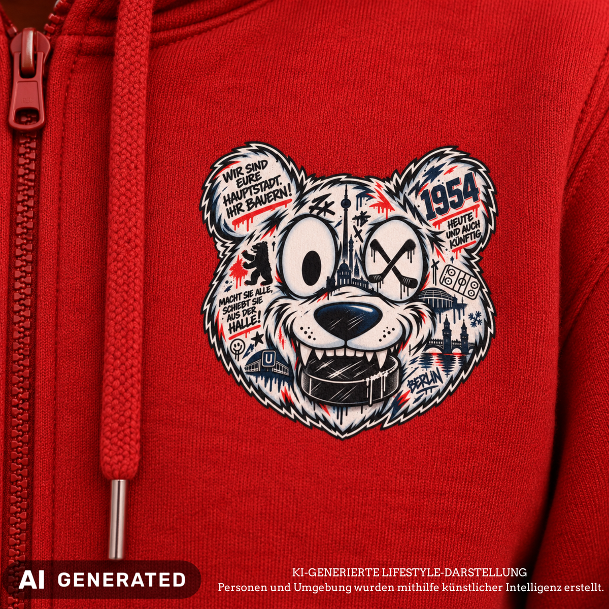 BITE ME! Heavy Zip Hoody