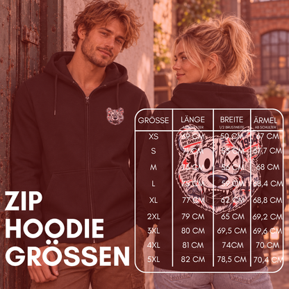 BITE ME! Heavy Zip Hoody