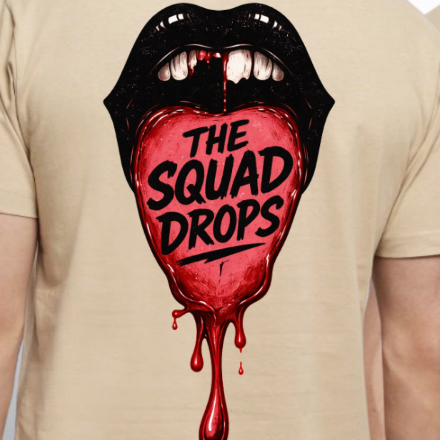 "BLEEDING HOCKEY" The Squad T-Shirt