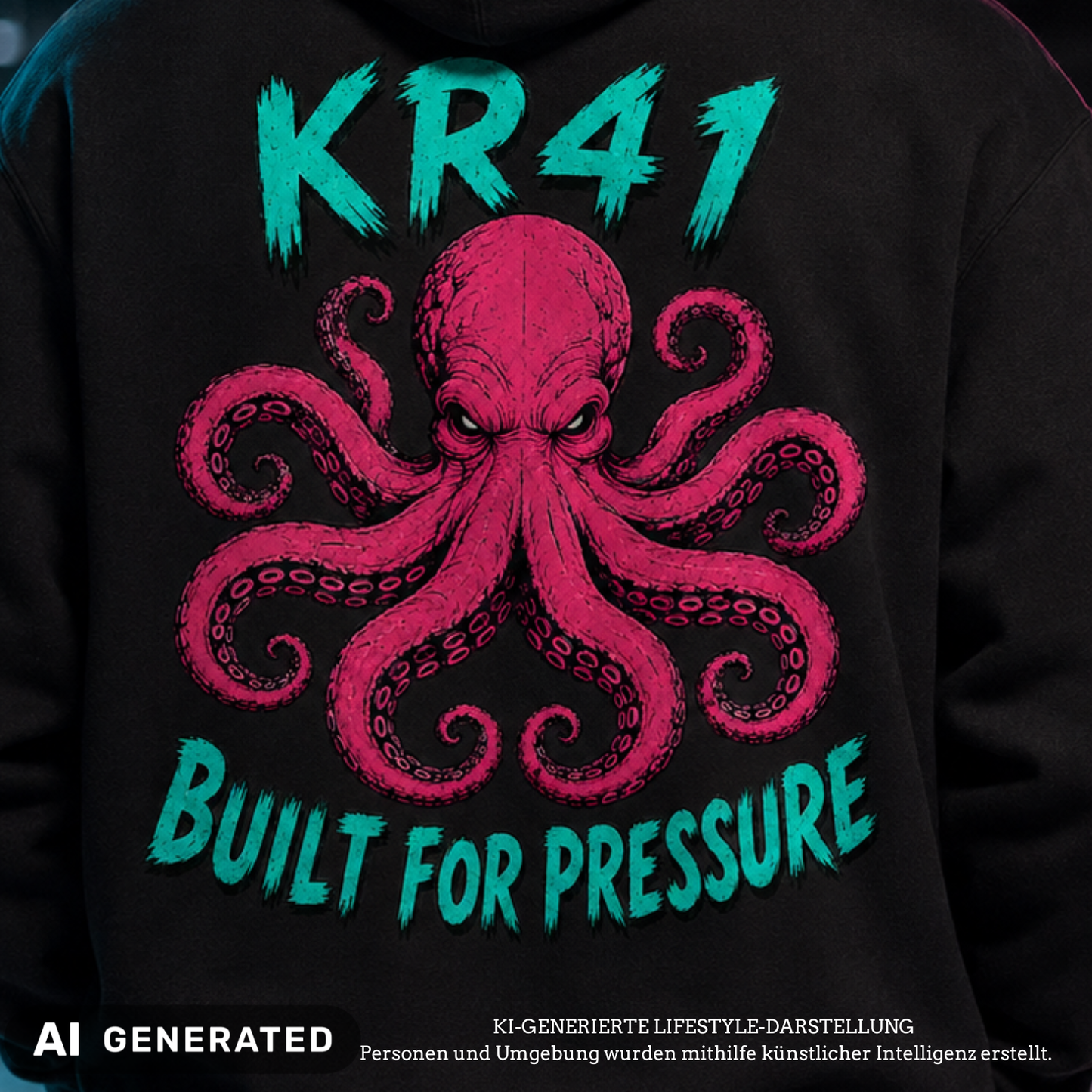 BUILT FOR PRESSURE Hoody Kevin Reich X The Squad