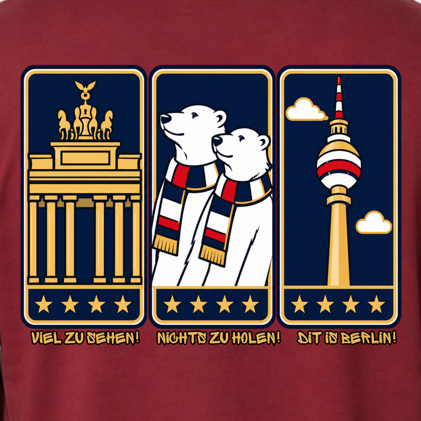 "DIT IS BERLIN!" Broken Sticks X The Squad Hockey T-Shirt in 2 Farben