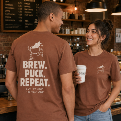 Brew.Puck.Repeat. Shirt