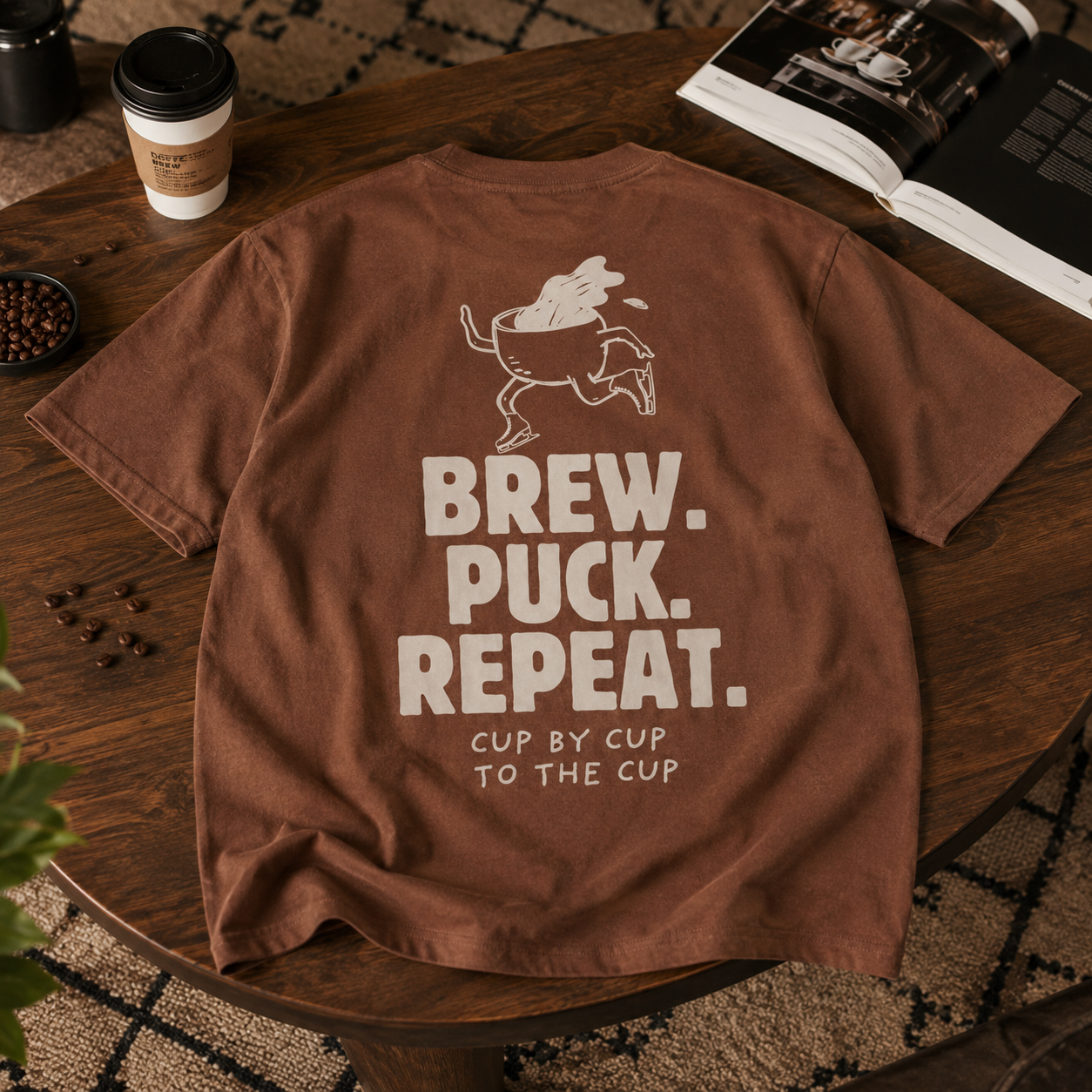 Brew.Puck.Repeat. Shirt