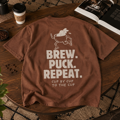 Brew.Puck.Repeat. Shirt