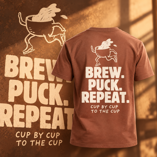 Brew.Puck.Repeat. Shirt