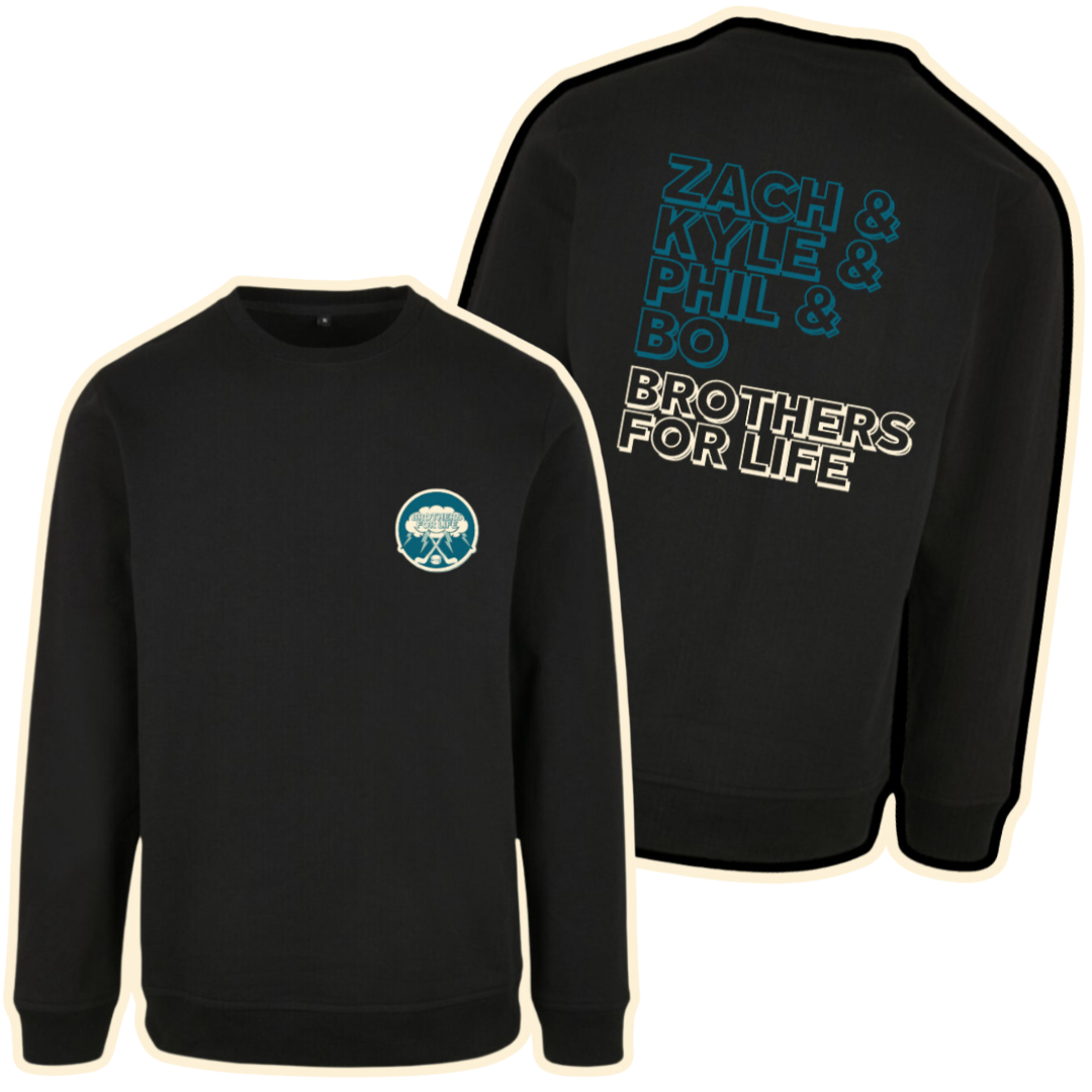 Brothers for Life "4 Brothers" Crewneck Pullover
