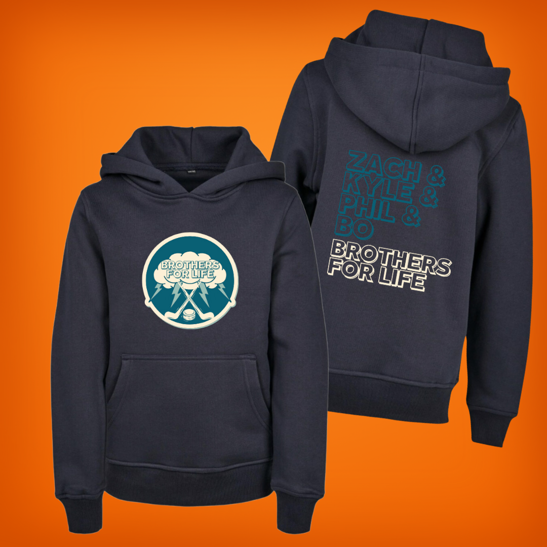 Brothers for Life "4 Brothers" Kids Hoody