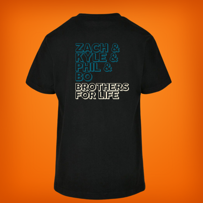 Brothers for Life "4 Brothers" Kids Shirt back