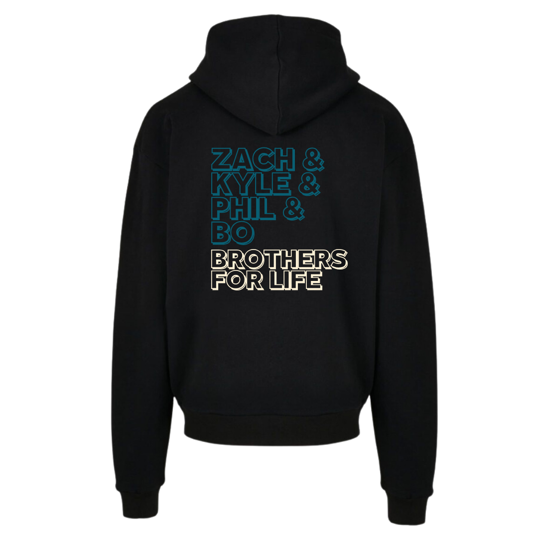 Brothers for Life "4 Brothers" Ultra Heavy Oversize Hoodie back